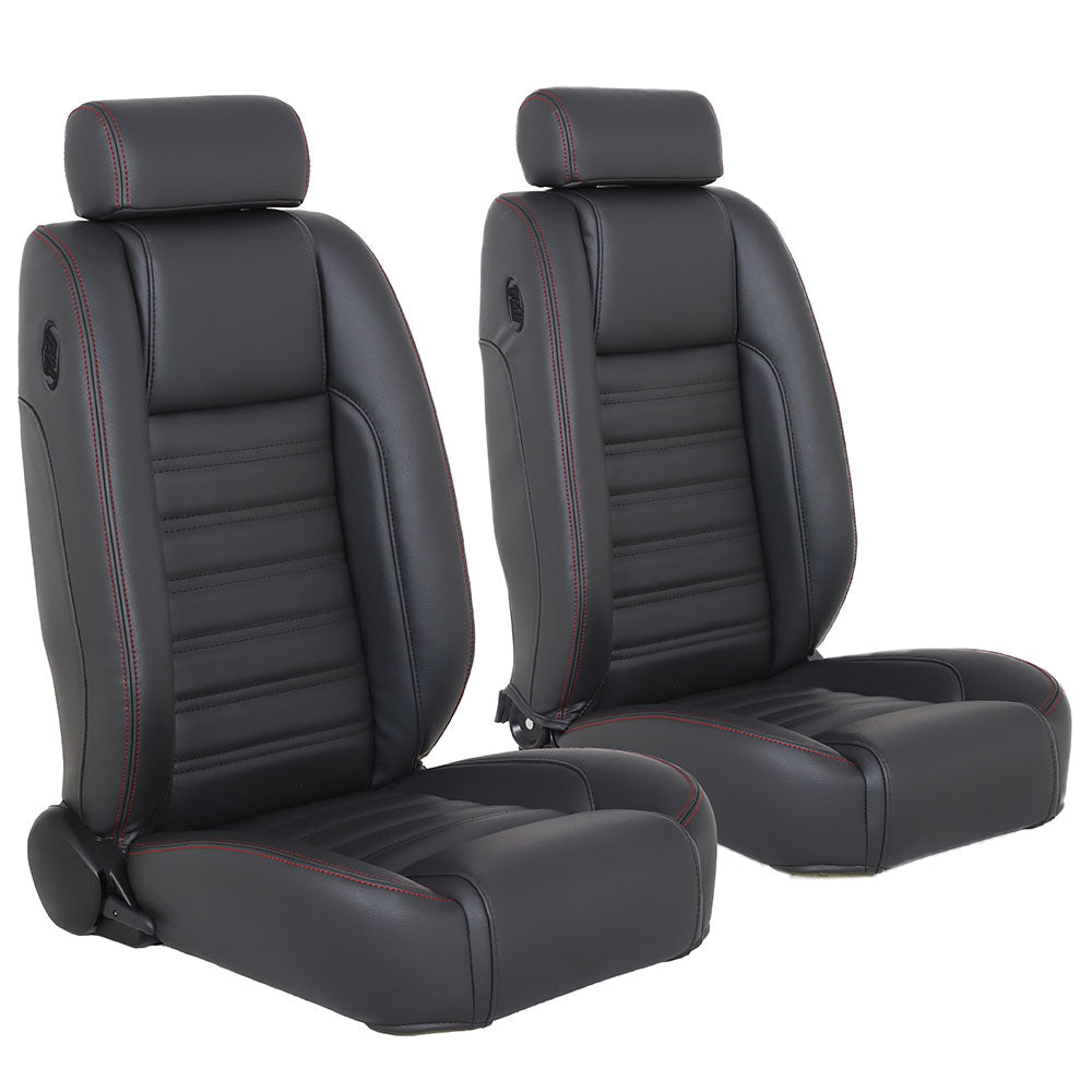 Pro-Trans-Am Bucket Seats With Mini Headrest, Sport Pattern, 1 Pair [2/2]