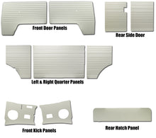 Load image into Gallery viewer, Door Panels Complete 10pc. Kit - 1955-61 VW Bus
