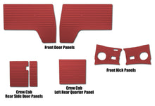 Load image into Gallery viewer, Door Panels Complete 7pc. Kit - 1961-63 VW Bus Crew Cab
