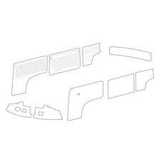 Load image into Gallery viewer, Door Panels Complete, 9pc. - 1977-79 VW Bus
