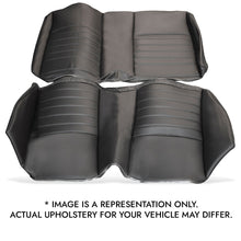 Load image into Gallery viewer, 1968-69 Chevelle Convertible, Cruiser Collection Rear Seat Upholstery ONLY - Black Vinyl #2295
