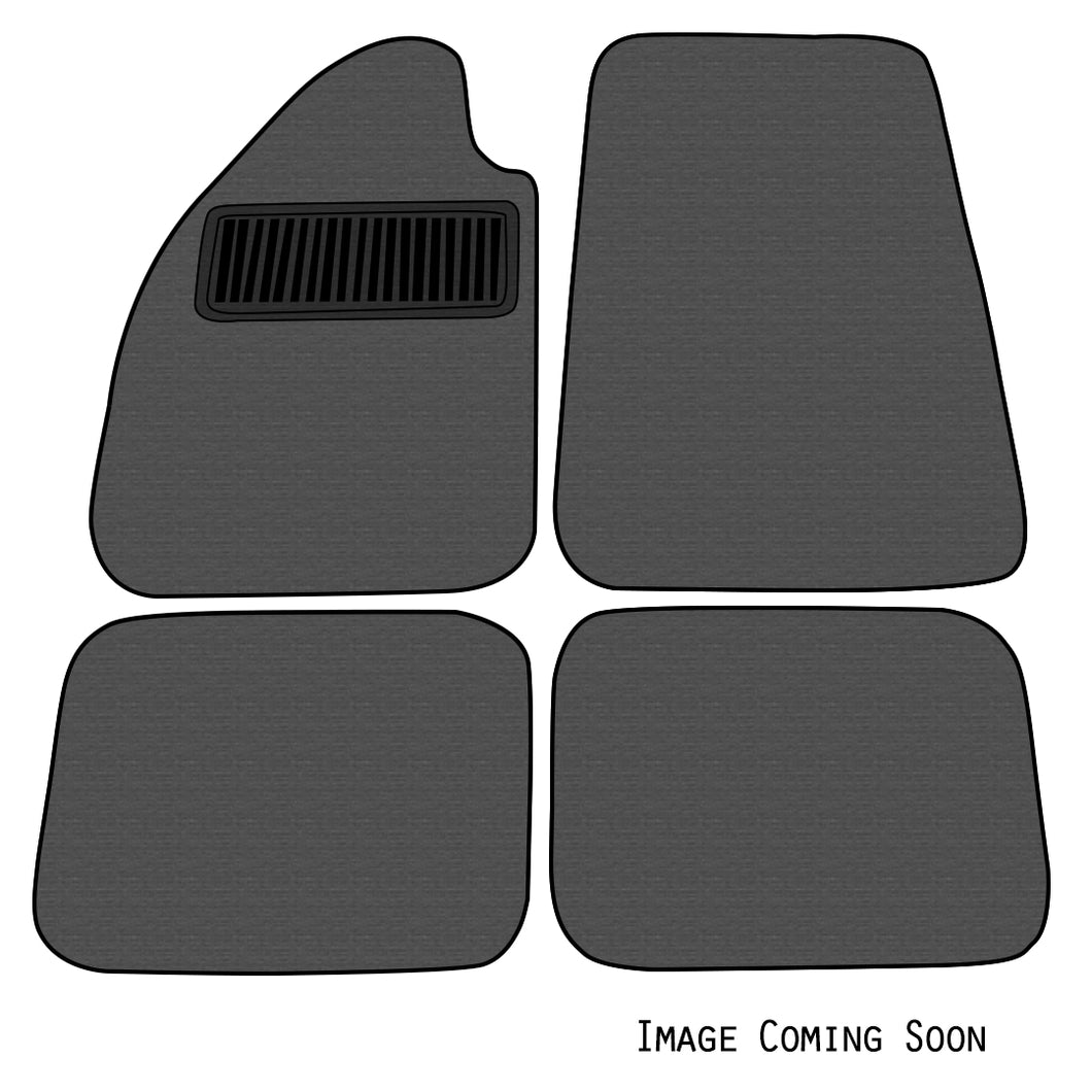 VW Carpet Floor Mats 4pc. (W/Footrest) - 1954-79 VW Bug Convertible