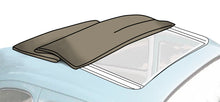 Load image into Gallery viewer, VW Sliding Rag Top Cover, (43.1/8 x 37.7/8) W/All Round Corners 1957-63 VW Bug Sedan

