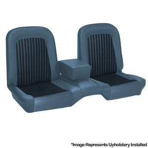 Standard & Deluxe Upholstery with Bench Seat - 1968 Mustang