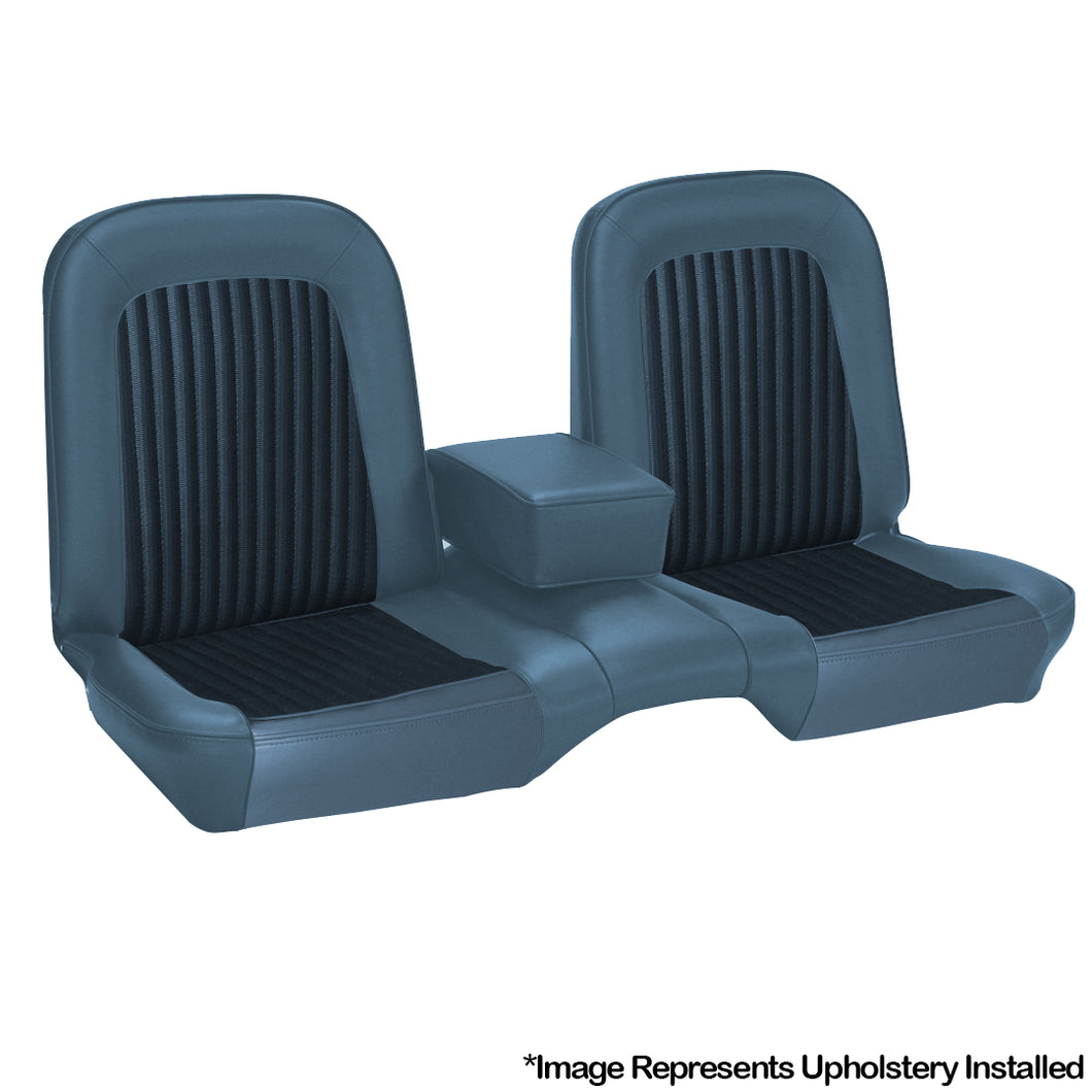 Standard & Deluxe Upholstery with Bench Seat - 1968 Mustang